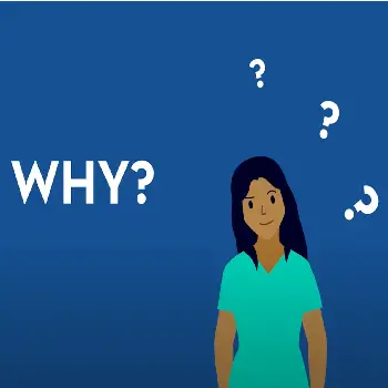 cartoon drawing of a woman with dark hair asking the question why?
