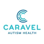 Caravel Autism Health logo. It shows the companies name along with three concentric letter C's in smaller sizes above.