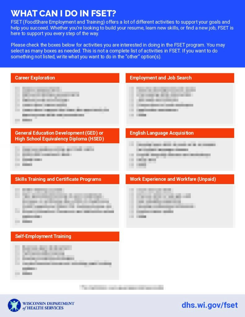 What Can I Do In FSET – DHS 2026