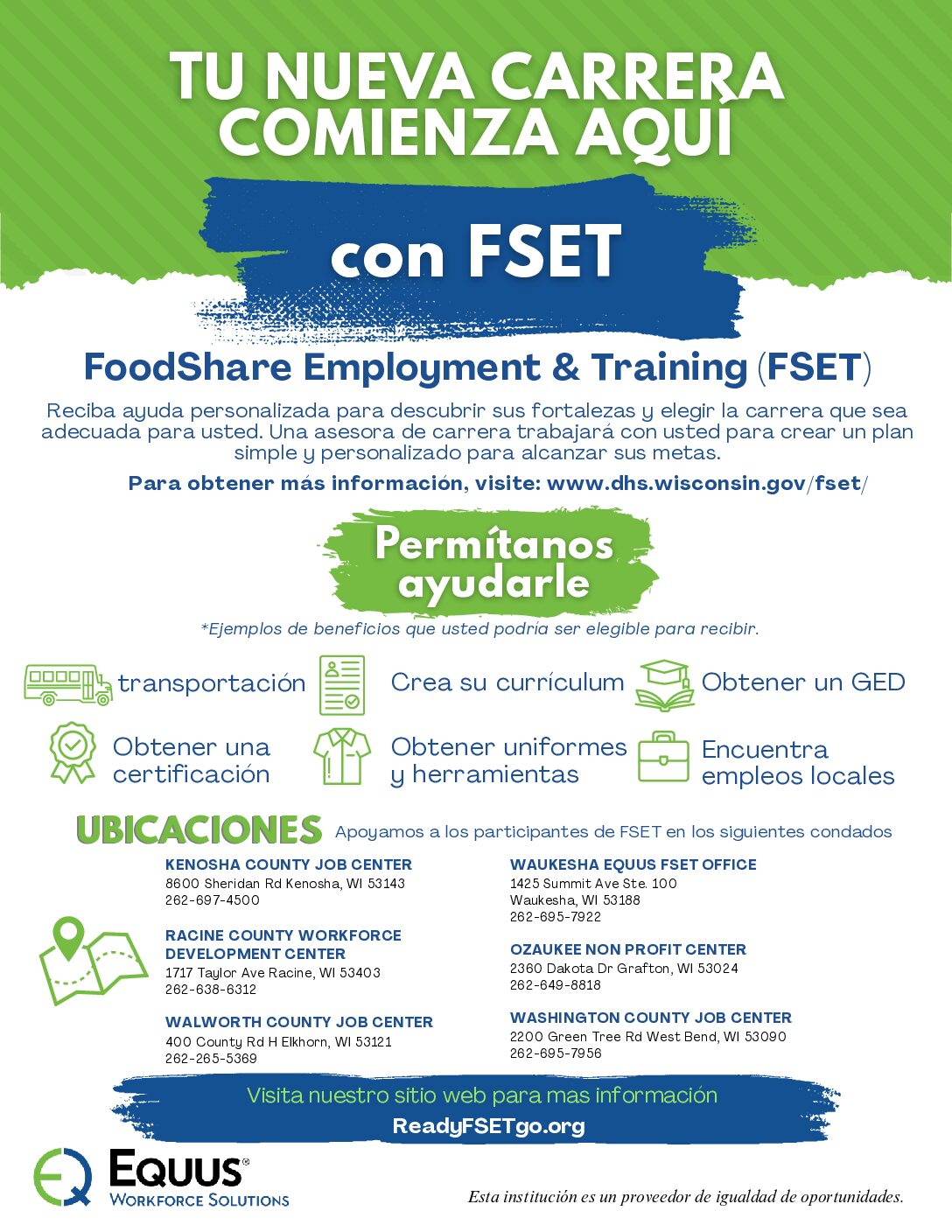 Equus 2026 FSET Flyer – Spanish